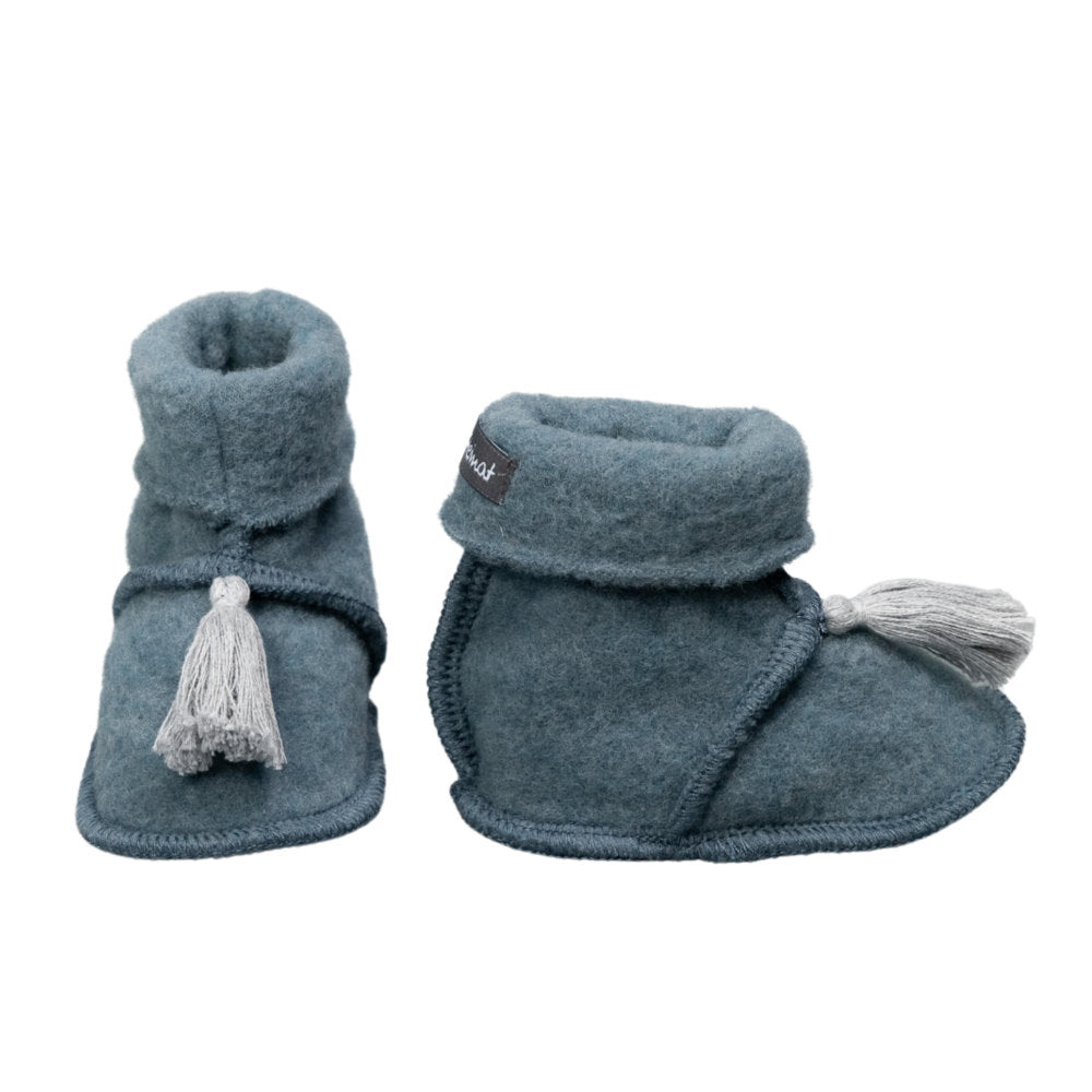 Baby Shoe Frosty Blue Light Grey Frau Nellson
