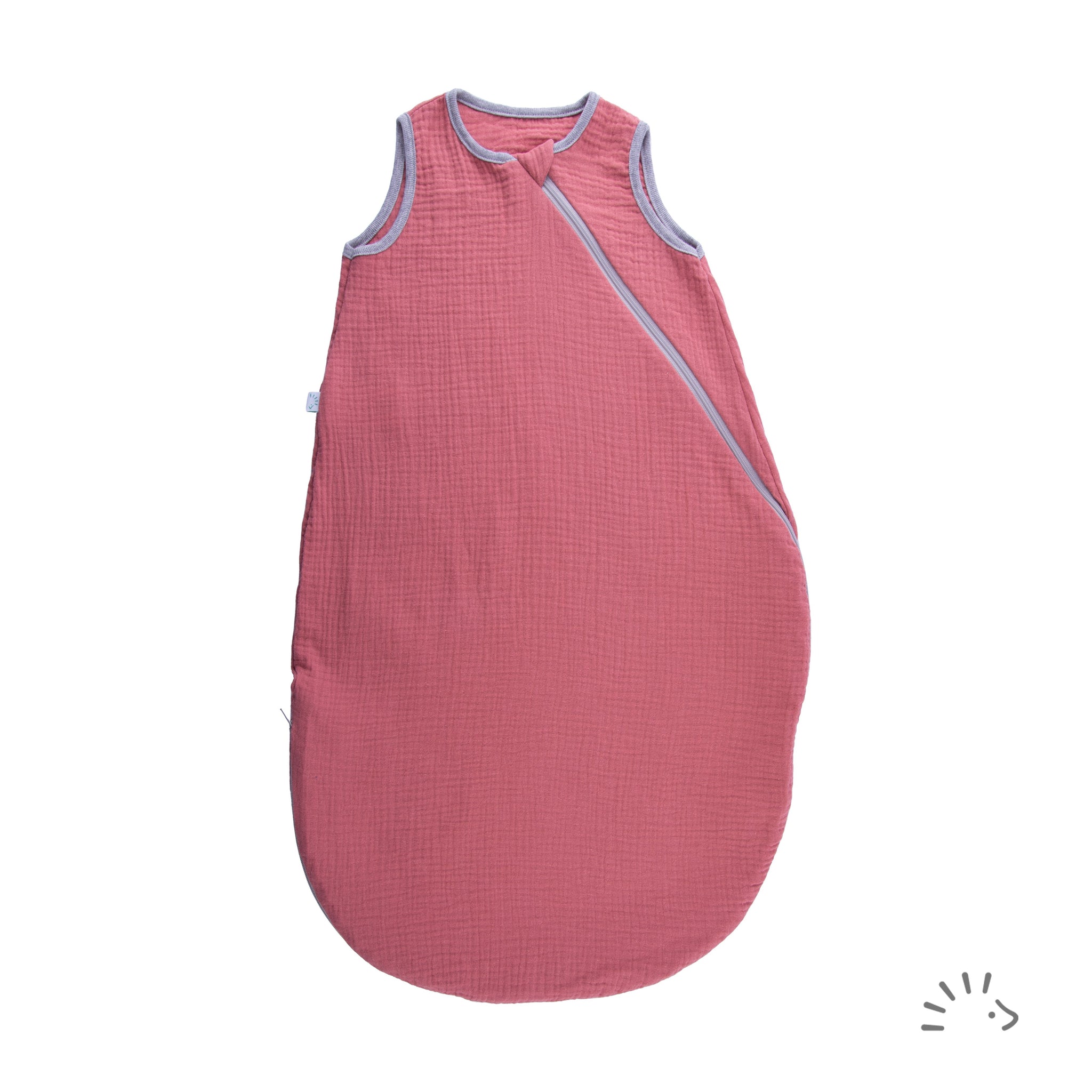 frau wolle schlafsack Sommerschlafsack Musselin Raspberry – Frau Nellson