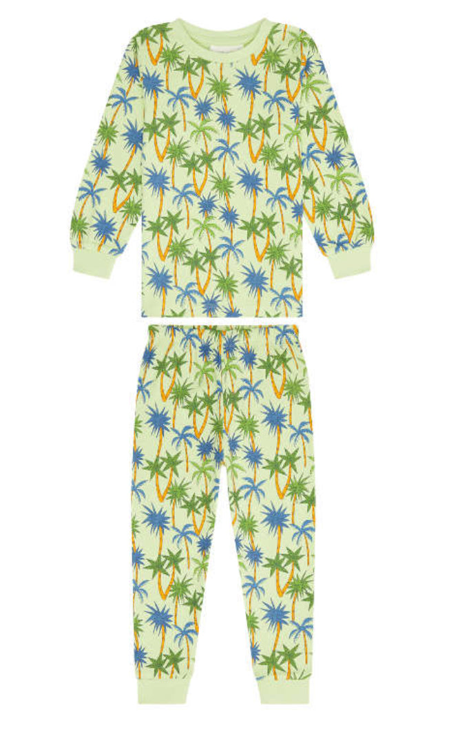 Nellson Tree Frau – Pyjama Long Palm Retro John